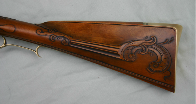 Jim Kibler Rifle with Belgian elements first part of 18th century
